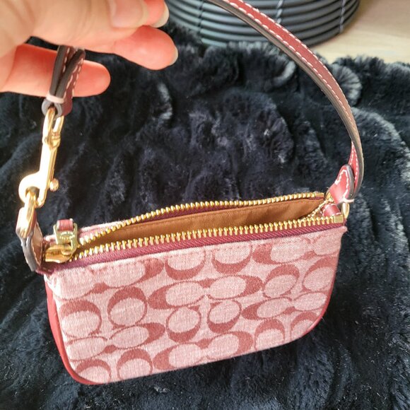 COACH Women's mini Nolita 15 Wristlet - Picture 2 of 5